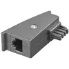 Image de Goobay 45736 Adaptateur Prise Téléphonique, Gris