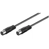 Image de Goobay 50020 Câble de Connexion Audio DIN, Blindé, 1.5m Longueur de Câble