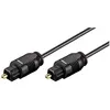 Image de Goobay 50447 Câble Toslink, connecteur optique numérique pour les données audio, noir, 2,0m