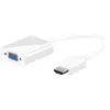 Image de HDMI vers Adaptateur VGA, Nickelé, Blanc, 0.1m Longueur de Cble