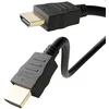 Image de Goobay 51819 Câble High Speed HDMI, Doré, Noir, 1.5m Longueur de Câble, 5.5mm Diamètre
