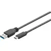 Image de Goobay Câble USB 3.0 SuperSpeed 0,5 m noir 67999