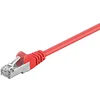 Image de Goobay 68033 CAT 5e Câble de Liaison, SF/UTP, Rouge, 2m Longueur de Câble