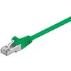 Image de Goobay 68045 CAT 5e Câble de Liaison, SF/UTP, Vert, 3m Longueur de Câble