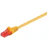 Image de CAT 6 Câble de Liaison, U/UTP, Jaune, 10m Longueur de Câble