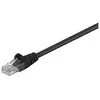 Image de CAT 5e Câble de Liaison, U/UTP, Noir, 1m Longueur de Câble
