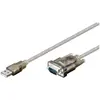 Image de Wentronic Convertisseur USB / Série Fiche A / Fiche SUB-D 9 broches