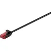 Image de Goobay 71547 Câble RJ45 CAT 6 Câble Réseau de Liaison fin, U/UTP, Noir