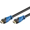 Image de Goobay 72315 Câble HDMI Premium High Speed avec Ethernet, Doré, 0.5 m Longueur de Câble