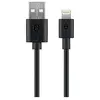 Image de Goobay 72906 Câble de Synchronisation et de Chargement USB, Noir, 2m Longueur de Câble