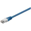 Image de Goobay 73075 Trépan Câble Patch Cat 5e, F/UTP 10 M Bleu