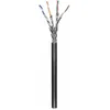 Image de Goobay 77624 CAT 6 Câble Réseau Outdoor, S/FTP (PiMF), Noir, 100m Longueur
