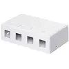 Image de Goobay 79376 Boîtier Vide Keystone, 4-port