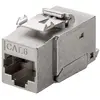 Image de Goobay 90863 CAT 6 Prise Femelle RJ45 Keystone, STP, 250 MHz, Argent