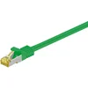 Image de Goobay 91622 RJ45 Câble de Liaison, S/FTP (PiMF), avec CAT 7 Câble en Vrac, Vert, 5m Longueur