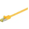 Image de Goobay 91647 RJ45 Câble de Liaison, S/FTP (PiMF), avec CAT 7 Câble en Vrac, Jaune, 15m Longueur