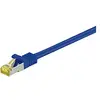 Image de RJ45 Câble de Liaison, S/FTP (PiMF), avec CAT 7 Câble en Vrac, Bleu, 30m Longueur