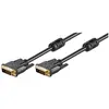 Image de goobay Câble DVI-D Full HD Dual Link, Connecteur DVI-D Dual-Link, Doré, 5m Longueur