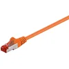 Image de Goobay 93469 CAT 6 Câble de Liaison, S/FTP (PiMF), Orange, 10m Longueur