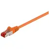 Image de Goobay 93474 CAT 6 Câble de Liaison, S/FTP (PiMF), Orange, 30m Longueur