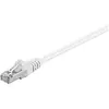 Image de Goobay 93491 CAT 5e Câble de Liaison, F/UTP, Blanc, 1m Longueur