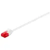Image de Goobay 93692 CAT 6 câble de Liaison fin, U/UTP, Blanc, 1m Longueur