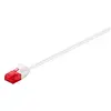 Image de Goobay 93696 CAT 6 câble de Liaison fin, U/UTP, Blanc, 7.5m Longueur