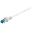 Image de Goobay 93709 CAT 6a Câble de Liaison, S/FTP (PiMF), Blanc, 10m Longueur