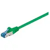 Image de Goobay 93742 CAT 6a Câble de Liaison, S/FTP (PiMF), Vert, 2m Longueur