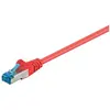 Image de Goobay 93852 CAT 6a Câble de Liaison, S/FTP (PiMF), Rouge, 7.5 m Longueur