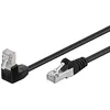 Image de goobay 94186 câble de réseau Noir 0,5 m Cat5e F/UTP (FTP)