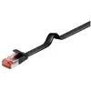 Image de 'Goobay 94239 "Cat 6" Câble patch plat, "U/FTP, noir 20 m