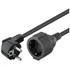 Image de Goobay 94700 Rallonge avec Terre, 2 m Longueur, Noir