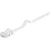 Image de Goobay 95157 CAT 6 Câble de Liaison Plat, U/UTP, Blanc, 15 m Longueur