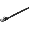 Image de CAT 6 Câble de Liaison Plat, U/UTP, Noir, 15 m Longueur
