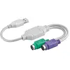 Image de Goobay 95431 USB sur Convertisseur/Adaptateur PS/2, Blanc