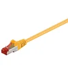 Image de Goobay 95483 CAT 6 Câble de Liaison Ethernet RJ45, SFTP (PiMF), Câble Jaune, 10 m Longueur