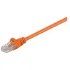 Image de Goobay 95560 CAT 5e Câble de Liaison, U/UTP, Orange, 1.5 m Longueur