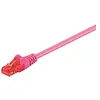 Image de Goobay 95593 CAT 6 Câble de Liaison, U/UTP, Magenta, 1.5 m Longueur