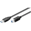 Image de Goobay 95721 Câble SuperSpeed USB 3.0, Noir, 0.25m Longueur