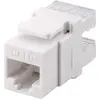 Image de Goobay 95740 CAT 6 Keystone RJ45 Jack, UTP, 250 MHz, Blanc