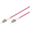 Image de goobay Câble à Fibres Optiques, Multimode (OM4), Violett, 2 m Longueur - 95935