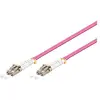 Image de Goobay 95937 Câble à Fibres Optiques, Multimode (OM4), Violett, 5 m Longueur