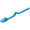 Image de Goobay 96317 CAT 6 A U/UTP Câble de Liaison Plat, Bleu, 2m Longueur