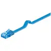 Image de Goobay 96328 CAT 6 A U/UTP Câble de Liaison Plat, Bleu, 3m Longueur
