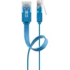 Image de Goobay 96434 CAT 6 U/UTP Câble de Liaison Plat, Orange, 7m Longueur