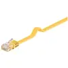 Image de Goobay 96414 CAT 6 U/UTP Câble de Liaison Plat, Jaune, 2m Longueur
