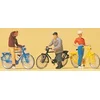 Image de Preiser 1/87 Ème - PR10515 - Modélisme Ferroviaire - Cyclistes à une Intersection