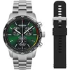 Image de Zeppelin Night Cruise Montre Homme Analogique Quartz avec Bracelet Acier Inoxydable 7288M-4