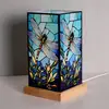 Image de Wagner Life lampe de table LED Art Light Libelle, socle en bois, acrylique, multicolore